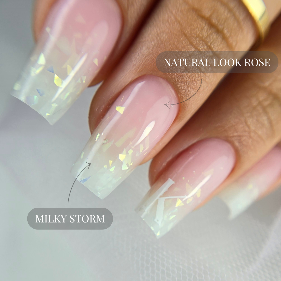 Natural Look Rose : exemple de modelage